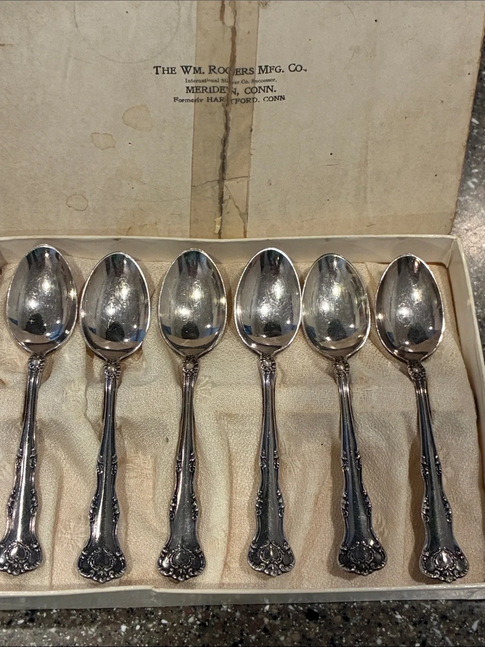 Vintage Wm. Rogers Mfg. Co. Demitasse Spoons - Set of 6